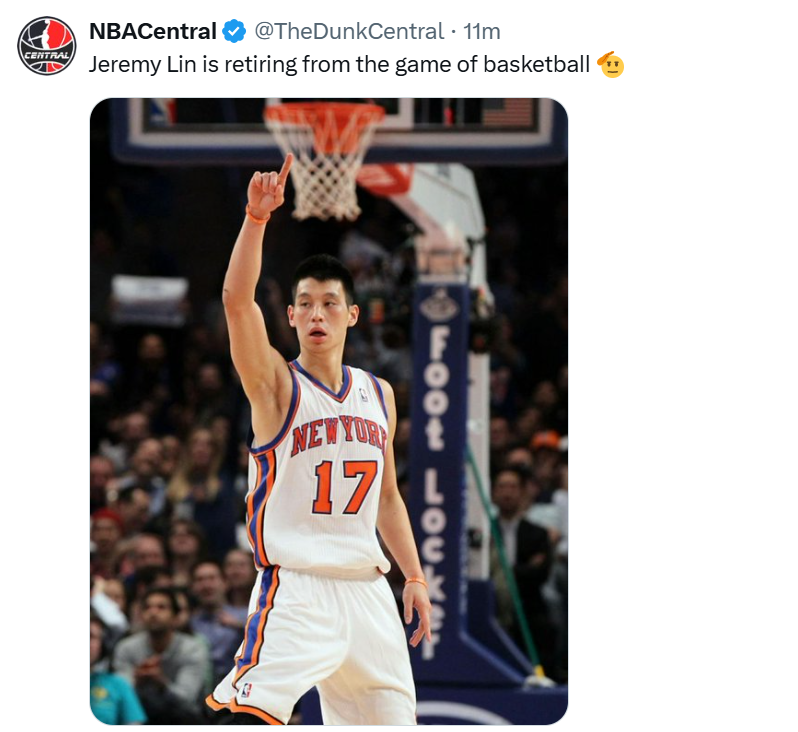 8868体育-NBA官方致敬林书豪！美媒晒疯狂数据：对轰科比砍生涯最高