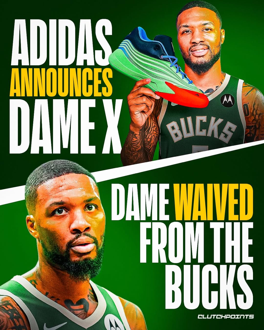 8868体育网页版-实惨！利拉德在阿迪宣布即将发布他新鞋的同一天被裁掉了